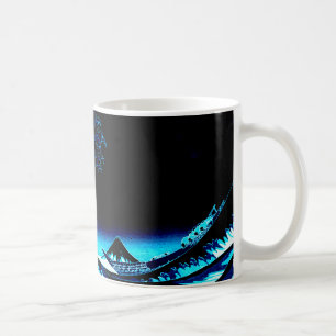 Den stora vågen kaffemugg