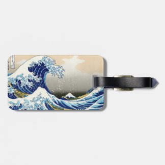 Den stora vågen Kanagawa Katsushika Hokusai Bagagebricka