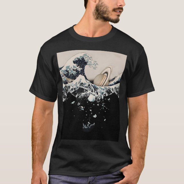 Den Stora Vågen T Shirt (Framsida)