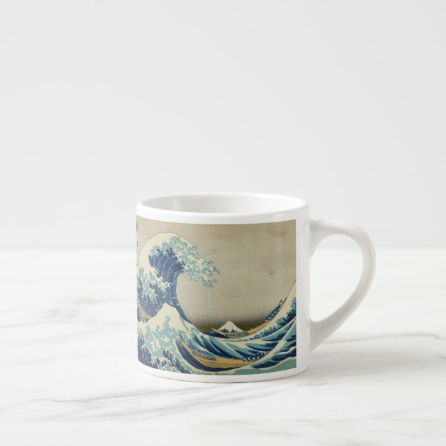 Den stora vågen utanför Kanagawa Espressomugg (Höger)