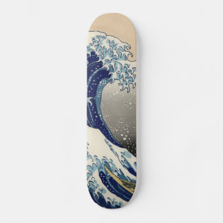 Den stora vågen utanför Kanagawa Hokusai Mini Skateboard Bräda 18,5 Cm