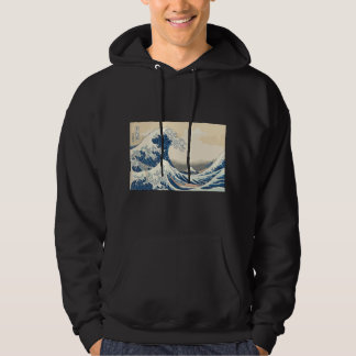 Den stora vågen utanför Kanagawa Katsushika Hokusa Hoodie