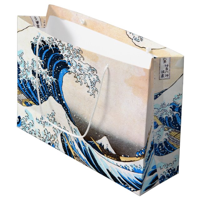 Den stora vågen vid Kanagawa, Hokusai (Framsidan Vinklad)
