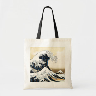 Den stora vågen vid Kanagawa Hokusai, japansk kons Tygkasse