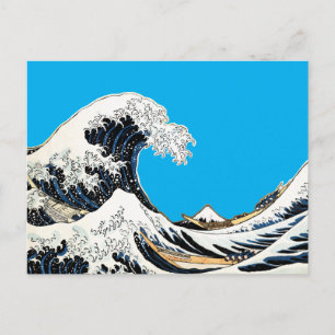 Den stora vågen vid Kanagawa Hokusai, japansk kons Vykort