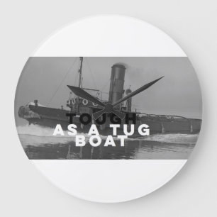 Den stora väggen tar tid på tuffen som en stor klocka
