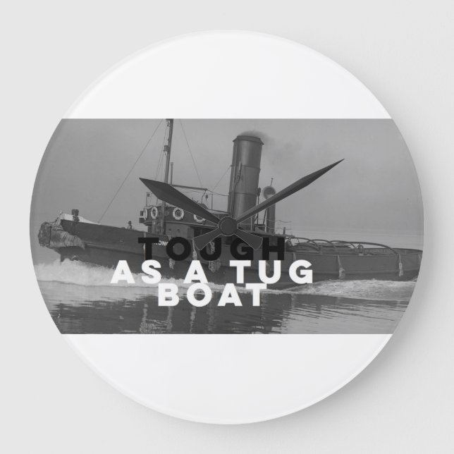 Den stora väggen tar tid på tuffen som en stor klocka (Framsida)