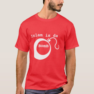 Den storartade dawahtshirten med textislam är tee shirt