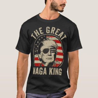 Den Store Maga-kungen Roliga Trump Ultra Maga-kung T Shirt