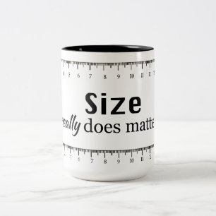 Den storleka verkligen betyder muggen Två-Tonad mugg