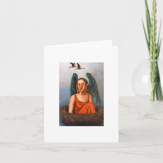 den större pretendentet avbildar helgkort (Framsida)