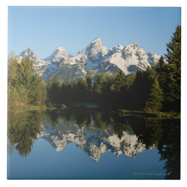 Den storslagna Teton nationalparken, Teton Kakelplatta (Framsidan)