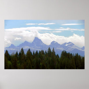Den storslagna Tetonsen Poster