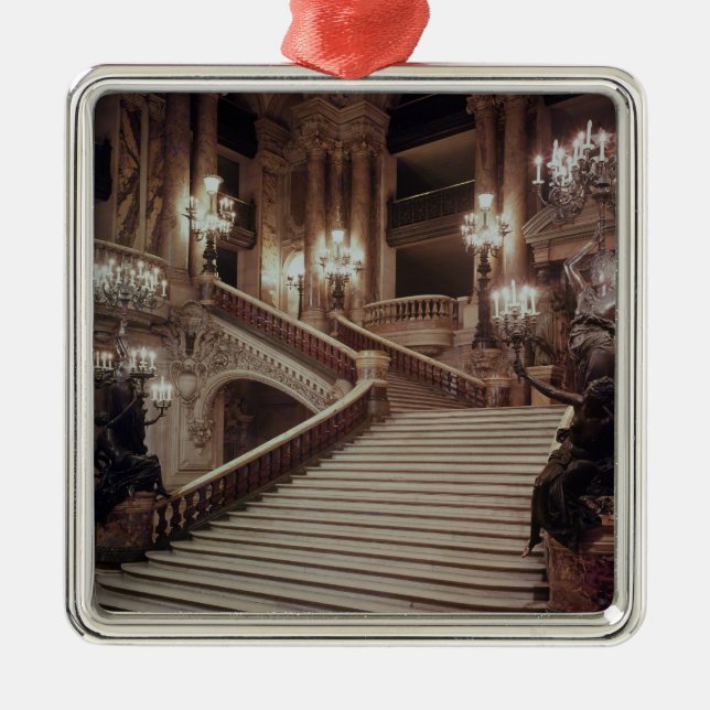 Den storslagna trappuppgången av Operan-Garnier Julgransprydnad Metall (Framsidan)