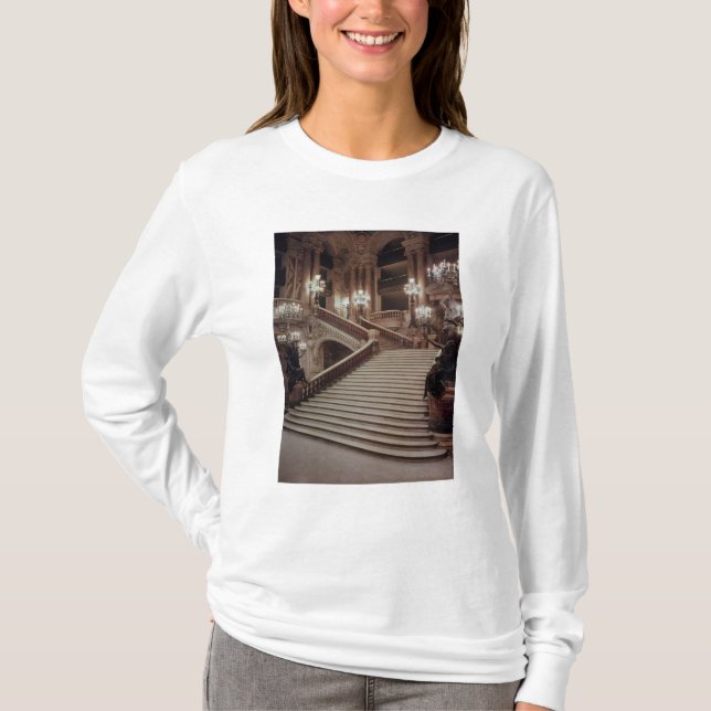 Den storslagna trappuppgången av Operan-Garnier T-shirt (Framsida)