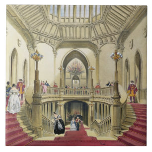 Den storslagna trappuppgången, Windsor slott, från Kakelplatta