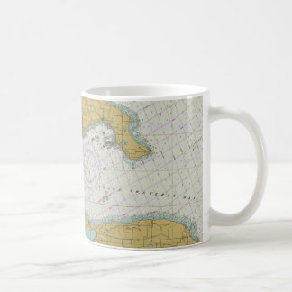 Den storslagna traversfjärden nautiska Michigan Kaffemugg