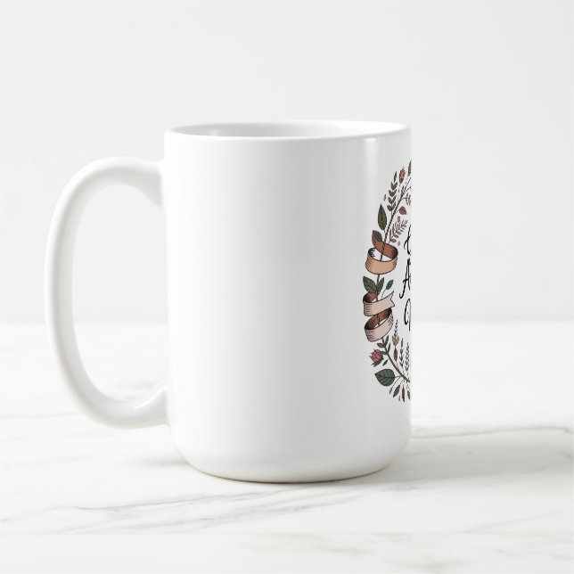 Den Största Äventyret Är Moderns Kärlek Kaffemugg (Vänster)