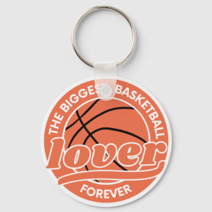 Den största basketbollen älskare - för alltid! nyckelring