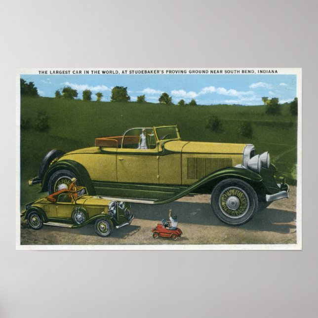 Den största bilen i världen, Studebaker Proving Poster (Framsidan)