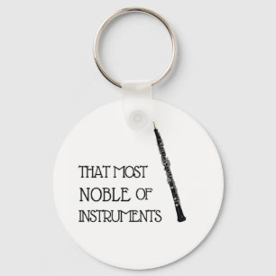 Den största bristen på instrument - Oboe Keychain Nyckelring