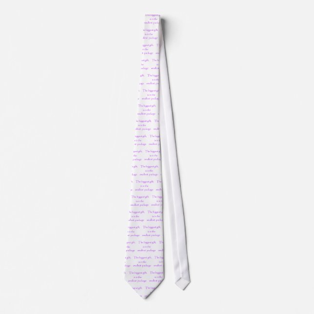 Den största gåvan finns i den minsta paket-slips slips (Framsida)
