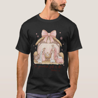 Den Största Gåvan Julkrubba Jul T Shirt