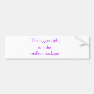 Den största gåvan - stötfångaren bildekal