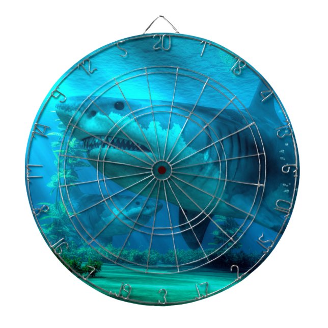 Den största hajen piltavla (Framsidan)