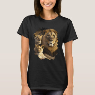Den största lejona familjen i Afri vildmark T Shirt