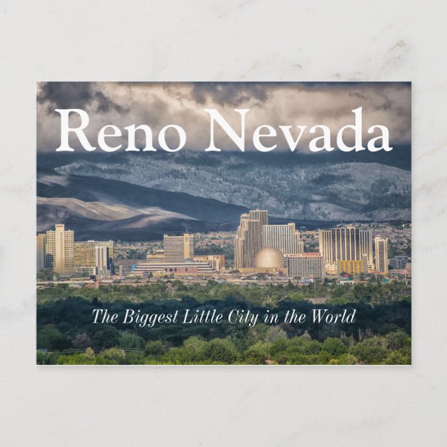 Den största lilla staden i World Postcard Vykort (Framsida)