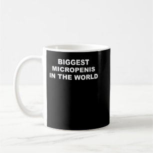 Den största mikropenis i världen som är funny kaffemugg