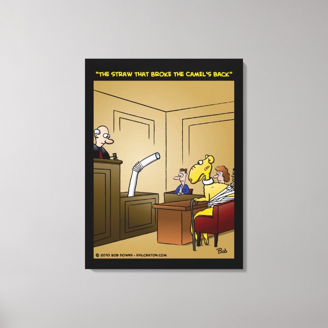 "Den stråle som Fattiga kamerans rygg" Canvastryck (Framsida)