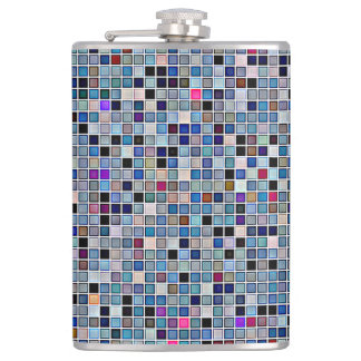 Den stressade Funkyn Blue "Bathroom Tiles" Mönster Fickplunta