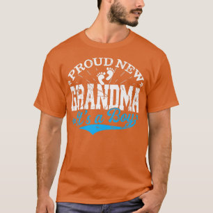 Den stressade Genderna Reveal Proud New Grandma. T Shirt