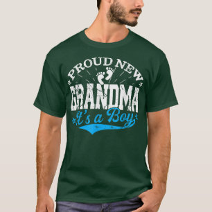 Den stressade Genderna Reveal Proud New Grandma. T Shirt