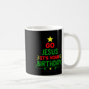 Den stressade, kör Jesus och din födelsedag julfes Kaffemugg