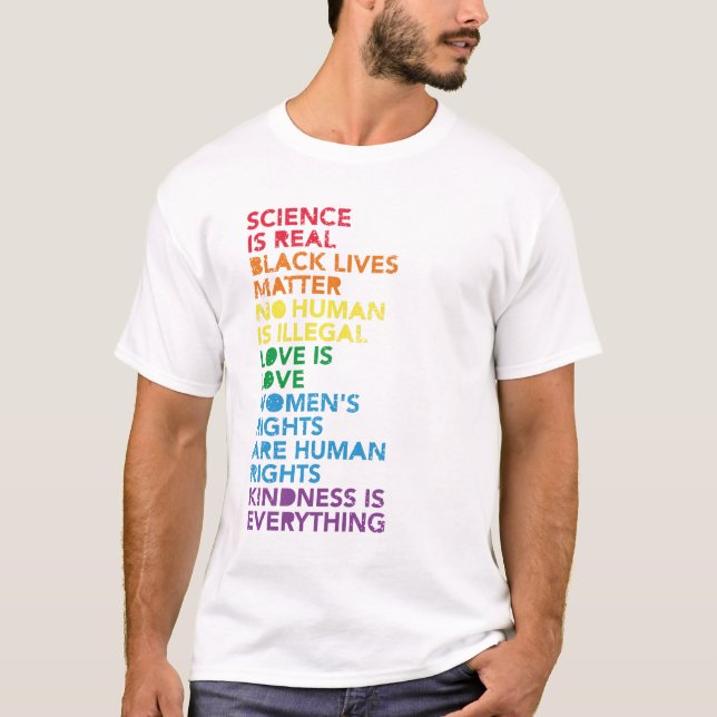 Den stressade vetenskapen är riktiga svarta liv so t shirt (Framsida)