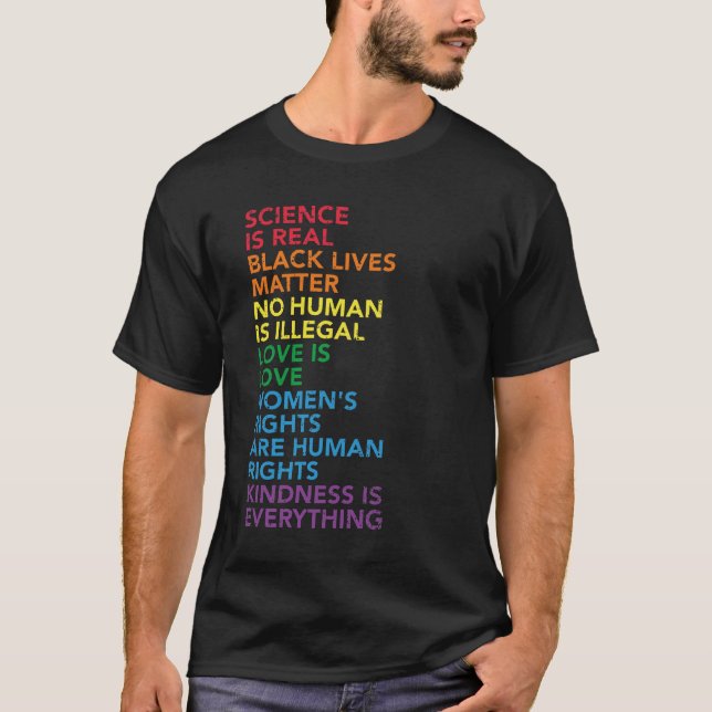 Den stressade vetenskapen är riktiga svarta liv so t shirt (Framsida)