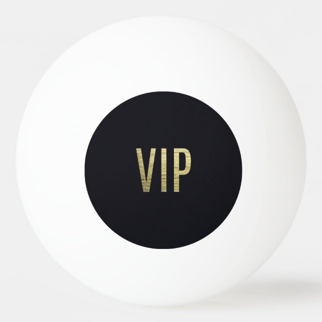 Den stroppiga Fauxbladguldet omkullkastar "VIP-" Pingisboll (Framsidan)