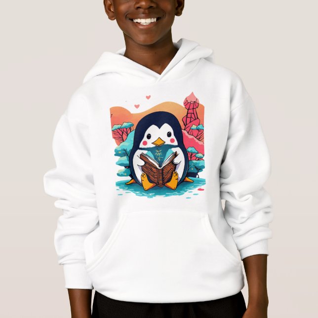 Den Studious Penguin T Shirt (Framsida)