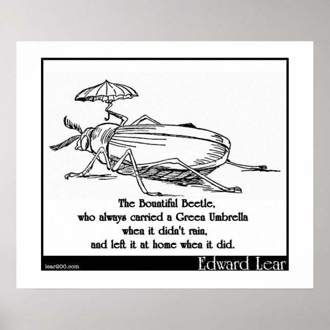 Den studtige Beetle Poster (Framsidan)