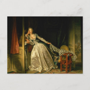 Den stulna kyssen Fragonard Vykort