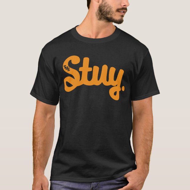 Den Stuy Bedford-Stuyvesant Brooklyn manar T-tröja Tee Shirt (Framsida)