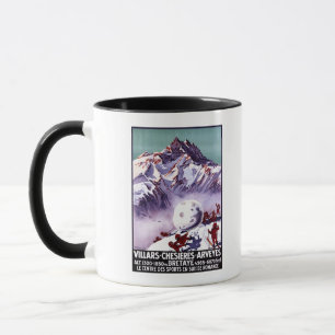 Den stygga Gnomesdanandejätten kastar snöboll Mugg