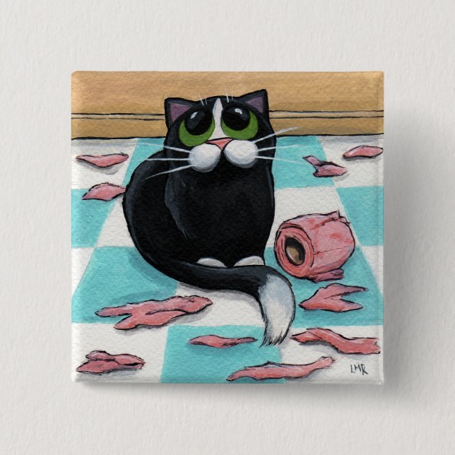 Den stygga katten knäppas knapp (Framsida)