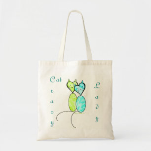 Den Stylized katttotot hänger lös Tygkasse