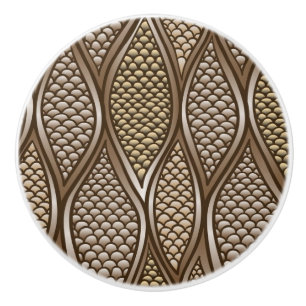 Den Stylized ormen flår Knopp