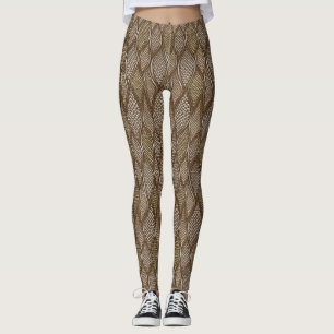 Den Stylized ormen flår Leggings