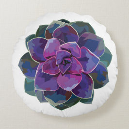 Den suckulenta rundan kudder rund kudde